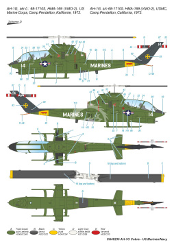 PROMOCJA - NA ZAMÓWIENIE -  AH-1G Cobra ‘Marines/US Navy’ Special Hobby SH48235 skala1/48