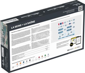 PREORDER - LA SEINE + LA SAONE TWINSET Heller 85050 skala 1/400